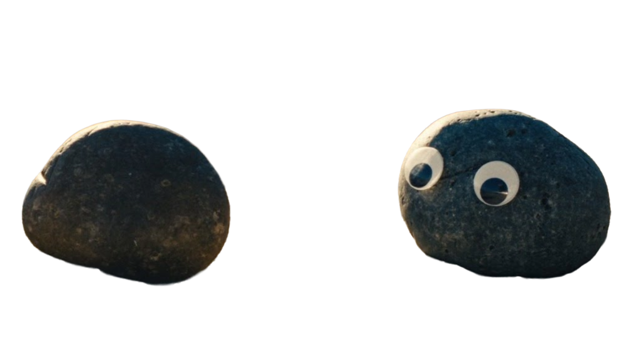 Two rocks